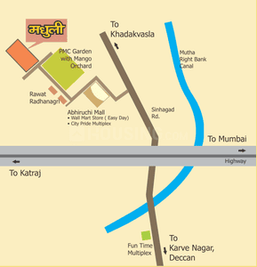 Project Image of 1068 Sq.ft 2 BHK Apartment / Flat for sale in Narhe for Rs. 11000000