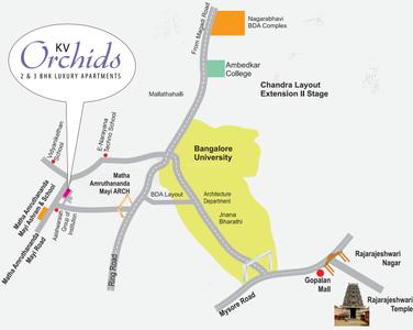 Project Image of 1185.0 - 1600.0 Sq.ft 2 BHK Apartment for buy in KV Orchids