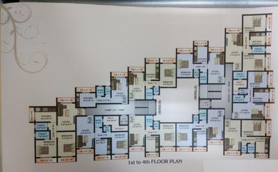 Shree Residency Shree Residency Wing D Cluster Plan from 1st to 4th Floor 1