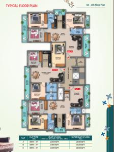 Project Image of 760.0 - 1600.0 Sq.ft 2 BHK Apartment for buy in Abhishek Shri Ram Residency