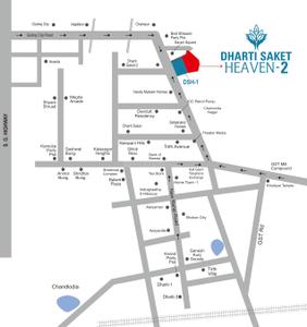 Project Image of 536.26 - 897.39 Sq.ft 2 BHK Apartment for buy in Omkara Dharti Saket Heaven 2