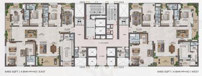Project Image of 5249.99 - 7459.93 Sq.ft 4 BHK Apartment for buy in MSN One