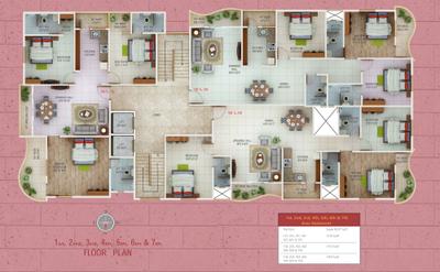 Project Image of 1510.0 - 1560.0 Sq.ft 3 BHK Apartment for buy in Oak Serenade