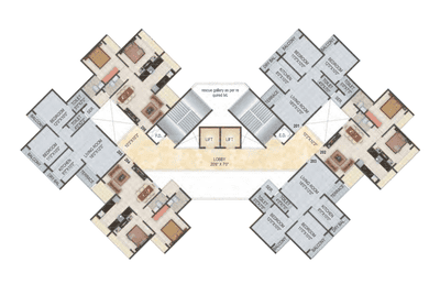 Project Image of 1500 Sq.ft 3 BHK Apartment / Flat for sale in Dronagiri for Rs. 13000000