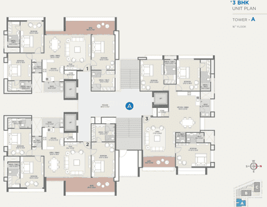 Project Image of 1480.04 - 3433.04 Sq.ft 3 BHK Apartment for buy in Sangini Lakeville