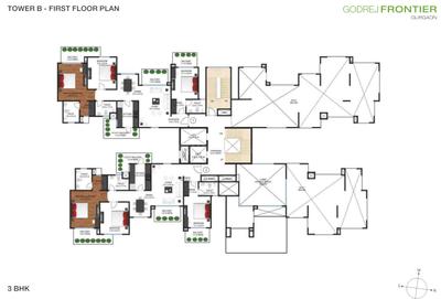 Project Image of 1821.04 - 4611.04 Sq.ft 3 BHK Apartment for buy in Godrej Frontier