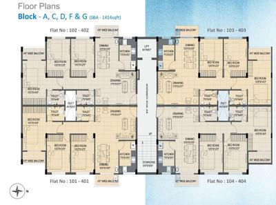 Project Image of 849.0 - 1414.0 Sq.ft 2 BHK Apartment for buy in Lifestyle Ratna Lifestyle