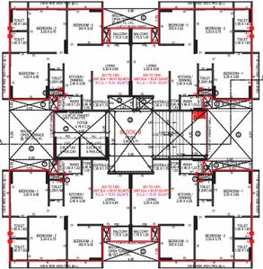 Project Image of 612.9 - 813.11 Sq.ft 2 BHK Apartment for buy in Pratham Benison