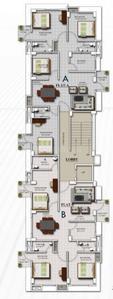 Project Image of 780.92 - 1030.75 Sq.ft 3 BHK Apartment for buy in MP Palacia Signature