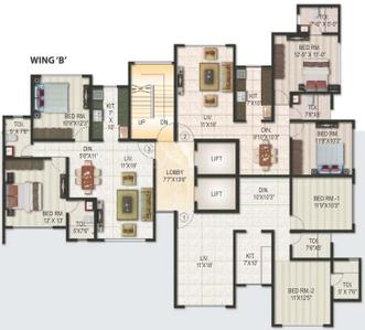 Project Image of 538.0 - 757.0 Sq.ft 1 BHK Apartment for buy in Joy Alka