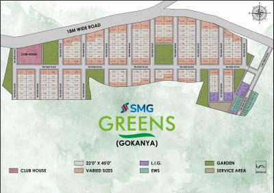 Project Image of 990.0 - 1250.0 Sq.ft Residential Plot Plot for buy in SMG Greens