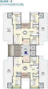 Project Image of 536.26 - 897.39 Sq.ft 2 BHK Apartment for buy in Omkara Dharti Saket Heaven 2
