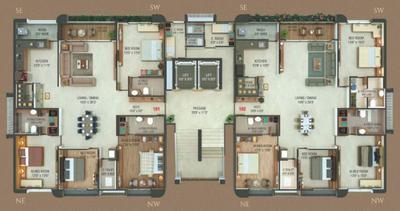 Project Image of 3695 Sq.ft 4 BHK Apartment / Flat for sale in Vesu for Rs. 21400000