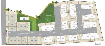 Project Image of 1456.0 - 1665.0 Sq.ft 3 BHK Villa for buy in Shreeji Tirth 1 and 2 Duplex