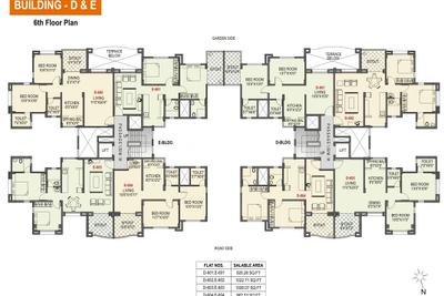 Project Image of 477.0 - 1320.0 Sq.ft 1 BHK Apartment for buy in Chirag Grande View 7 Phase 1 Building A to Phase 2 Building C