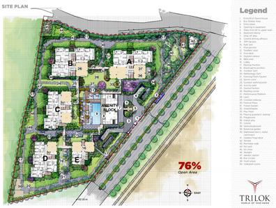Project Image of 2200.0 - 4150.0 Sq.ft 3 BHK Apartment for buy in Trishala Trilok