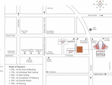 Project Image of 1311 Sq.ft 2 BHK Apartment / Flat for sale in Waghodia Road for Rs. 3500000