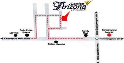 Project Image of 1400.0 - 2110.0 Sq.ft 2 BHK Apartment for buy in Comfort Arizona