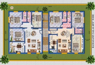 Project Image of 0.0 - 1617.0 Sq.ft 3 BHK Apartment for buy in Cauvery Ambica Apartments