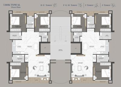 Project Image of 2025 Sq.ft 3 BHK Apartment / Flat for sale in Vesu for Rs. 10000000