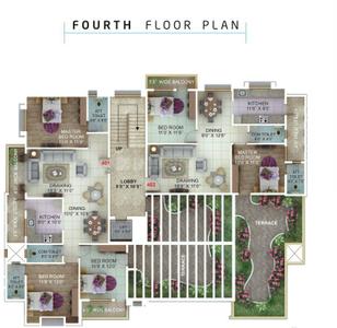 Project Image of 1150.0 - 1550.0 Sq.ft 2 BHK Apartment for buy in Green Amans Platina