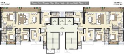 Project Image of 2214.0 - 2245.0 Sq.ft 4 BHK Apartment for buy in Raheja Reflections Odyssey