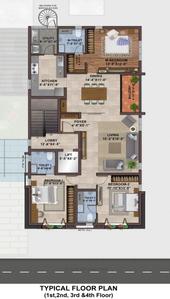 Project Image of 0.0 - 1850.0 Sq.ft 3 BHK Apartment for buy in Shelter Dandey House
