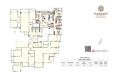 Project Image of 1537.0 - 2782.0 Sq.ft 2 BHK Apartment for buy in Shree Venkatesh Pleasant