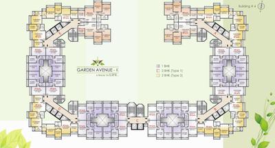 Project Image of 413.66 - 590.62 Sq.ft 1 BHK Apartment for buy in Sri Garden Avenue K K4