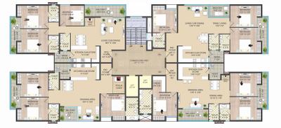 Project Image of 1785 Sq.ft 3 BHK Apartment / Flat for sale in Pachpedi Naka for Rs. 5610000