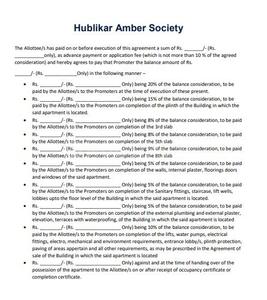 Project Image of 873.0 - 1086.0 Sq.ft 2 BHK Apartment for buy in Hublikar Amber Society