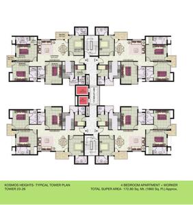 Project Image of 850.0 - 2450.0 Sq.ft 2 BHK Apartment for buy in Jaypee Kosmos