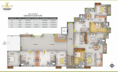 Project Image of 607.0 - 1373.0 Sq.ft 1 BHK Apartment for buy in Maheshwari Mukesh Heritage