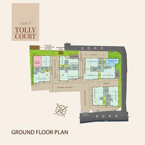 Project Image of 491.0 - 879.0 Sq.ft 1 BHK Apartment for buy in Eden Tolly Court