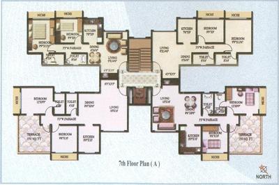 Project Image of 615.0 - 886.0 Sq.ft 1 BHK Apartment for buy in Sagar Sky Height