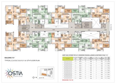 Project Image of 535.31 - 869.52 Sq.ft 2 BHK Apartment for buy in Destination Ostia Building E1