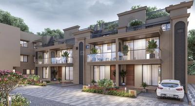 Project Image of 1381.76 - 1568.62 Sq.ft 4 BHK Villa for buy in Harika Radhika Bungalows