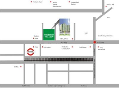 Project Image of 1060.0 - 1450.0 Sq.ft 2 BHK Apartment for buy in Crescent Hill View