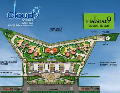 Project Image of 600.0 - 1476.0 Sq.ft 1 BHK Apartment for buy in Rishabh Habitat 9