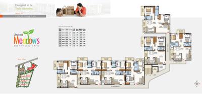 Project Image of 600.0 - 1047.0 Sq.ft 2 BHK Apartment for buy in United Meadows