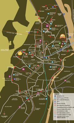 Project Image of 690 Sq.ft 2 BHK Apartment / Flat for sale in Thane West for Rs. 13300000