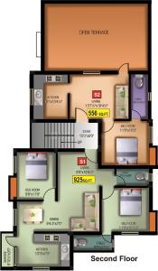 Project Image of 506.0 - 1090.0 Sq.ft 1 BHK Apartment for buy in VGK Blue Bell