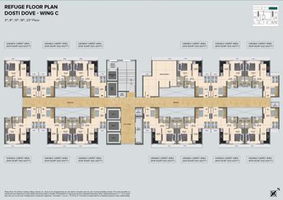 Project Image of 0.0 - 322.0 Sq.ft 1 BHK Apartment for buy in Dosti Nest