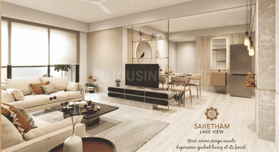 Project Image of 1076.5 - 1085.11 Sq.ft 3 BHK Apartment for buy in Saketham Lakeview