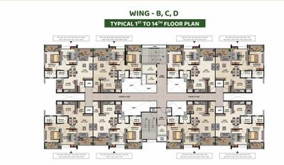 Project Image of 793.4 - 798.35 Sq.ft 2 BHK Apartment for buy in Babar Classic Vista