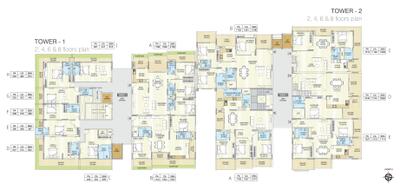 Project Image of 367.0 - 3330.0 Sq.ft 1 BHK Apartment for buy in Manyam Skypark