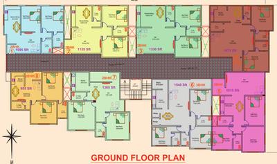 Project Image of 955.0 - 1985.0 Sq.ft 2 BHK Apartment for buy in V P Red Stone Enclave