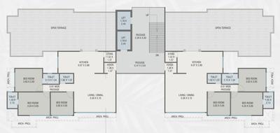 Project Image of 1026.0 - 2051.0 Sq.ft 3 BHK Apartment for buy in Courtyard Primero