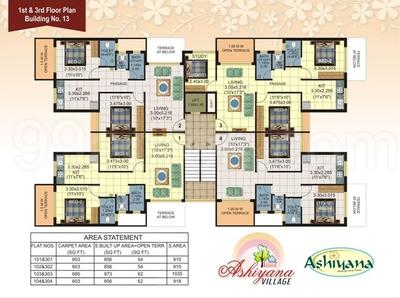 Project Image of 575.0 - 1035.0 Sq.ft 1 BHK Apartment for buy in Ashiyana Village