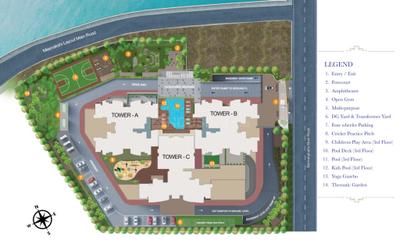 Project Image of 0.0 - 2209.0 Sq.ft 3 BHK Penthouse for buy in Sattva Aqua Vista